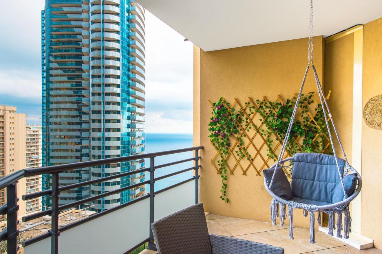 Vue Monaco & Tour Odeon - Terrasse - Parking - Bh Daire Beausoleil Dış mekan fotoğraf